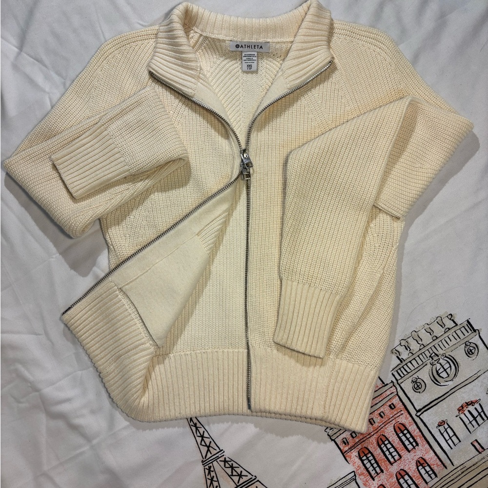Athleta Cream Women's Cardigan